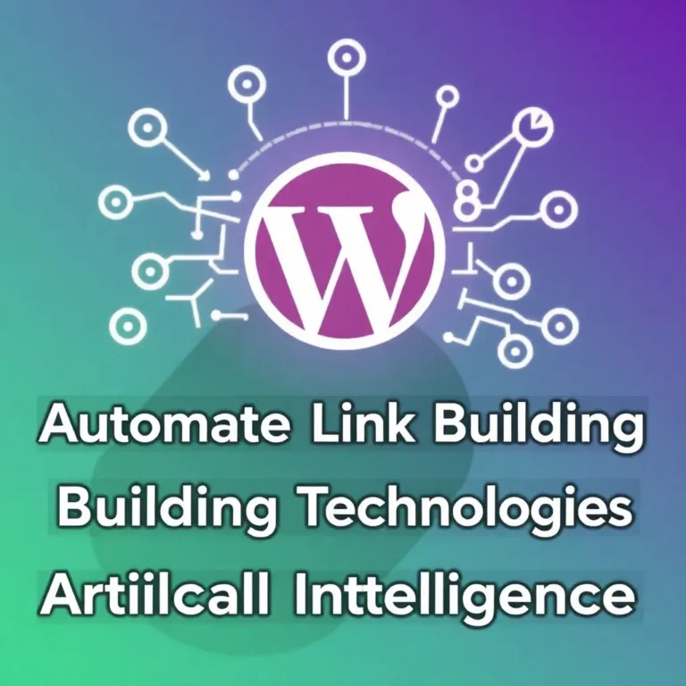 WORDPRESS SEO: OTOMATIK LINK KURMA TEKNOLOJILERI VE YAPAY ZEKA