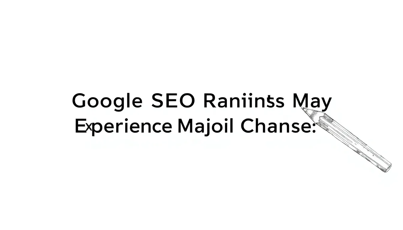 GOOGLE SEO SIRALAMASI BÜYÜK DEĞIŞIM YAŞAYABILIR