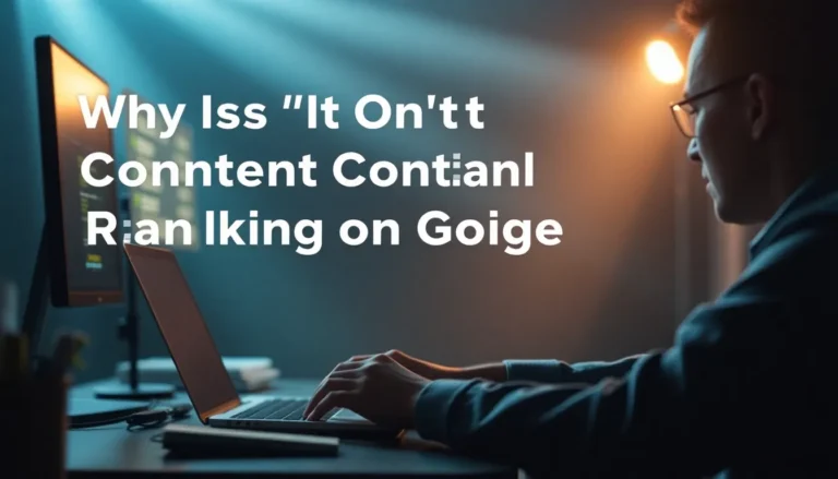 KALITELI İÇERIK NEDEN GOOGLE'DA SIRALANAMIYOR? SEO SORUNLARI