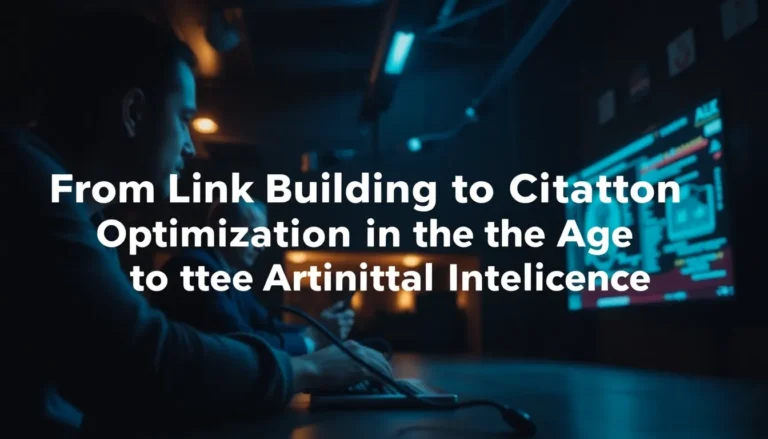 YAPAY ZEKA ÇAĞINDA LINK BUILDING'DEN ALINTI OPTIMIZASYONUNA